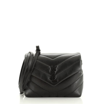 Saint Laurent LouLou Shoulder Bag Matelasse Chevron Leather Toy
