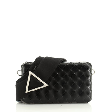 Box Messenger Bag Intrecciato Spazzolato