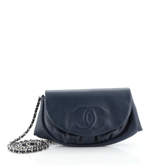 Chanel Half Moon Wallet on Chain Caviar 