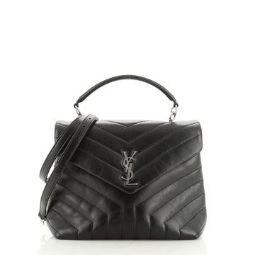 LouLou Top Handle Bag Matelasse Chevron Leather Medium