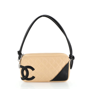 Chanel Cambon Pochette Quilted Leather 