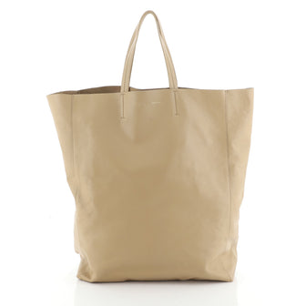 Celine Vertical Cabas Tote Leather Large