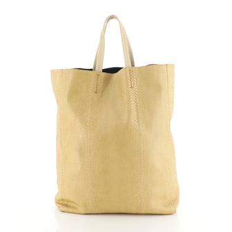 Celine Vertical Cabas Tote Python Large