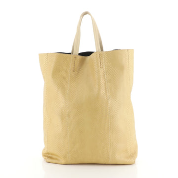 Celine Vertical Cabas Tote Python Large