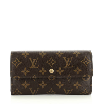 Louis Vuitton Vintage Sarah Wallet Monogram Canvas 