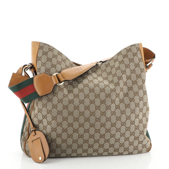 Gucci Heritage Web Hobo GG Canvas Medium