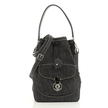 Ricky Drawstring Bag Denim Medium