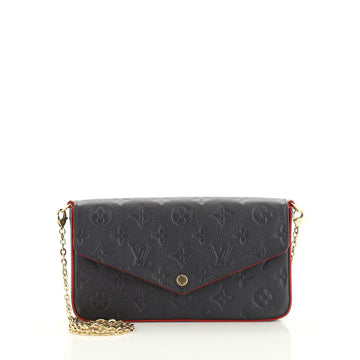 Louis Vuitton Felicie Pochette Monogram Empreinte Leather 