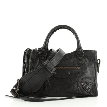 Balenciaga City Classic Studs Bag Leather Mini
