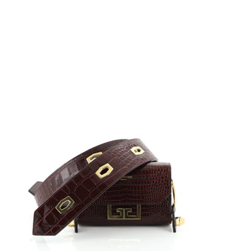 Givenchy Eden Handbag Crocodile Embossed Leather Nano