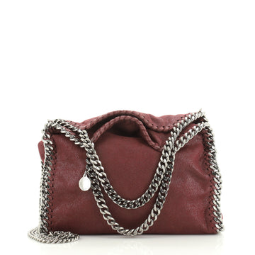 Stella McCartney Falabella Fold Over Crossbody Bag Shaggy Deer Mini