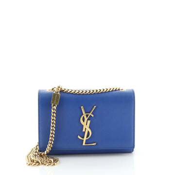 Classic Monogram Crossbody Bag Grainy Leather Small