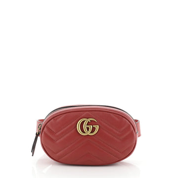 Gucci GG Marmont Belt Bag Matelasse Leather 