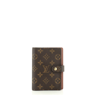 Louis Vuitton Ring Agenda Cover Monogram Canvas PM