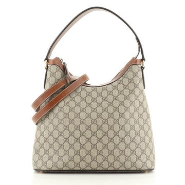 Gucci Linea A Hobo GG Coated Canvas 