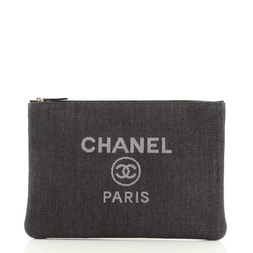 Deauville Pouch Raffia Large