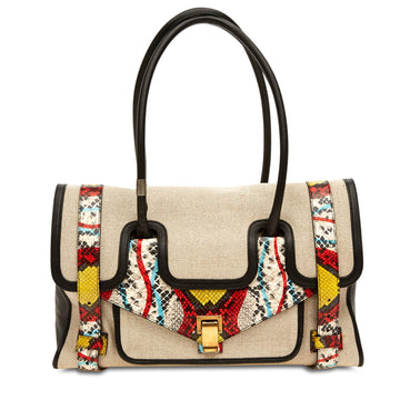 Proenza Schouler PS1 Keepall Canvas and Python Medium