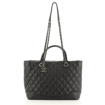 Easy Shopping Tote Quilted Lambskin Large