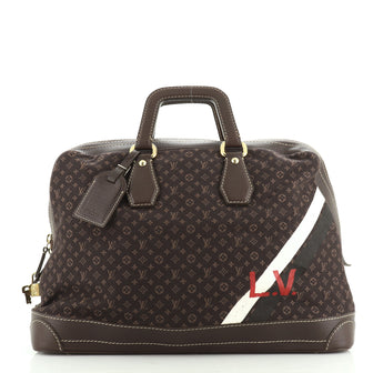 Louis Vuitton Isfahan Carryall Handbag Mini Lin 
