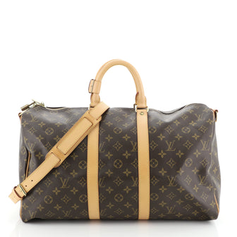 Louis Vuitton Keepall Bandouliere Bag Monogram Canvas 45