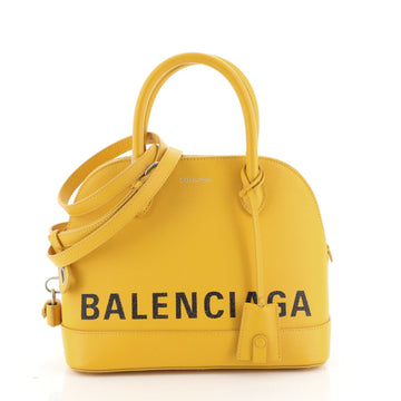 Balenciaga Logo Ville Bag Leather Small