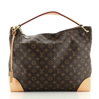 Louis Vuitton Berri Handbag Monogram Canvas MM