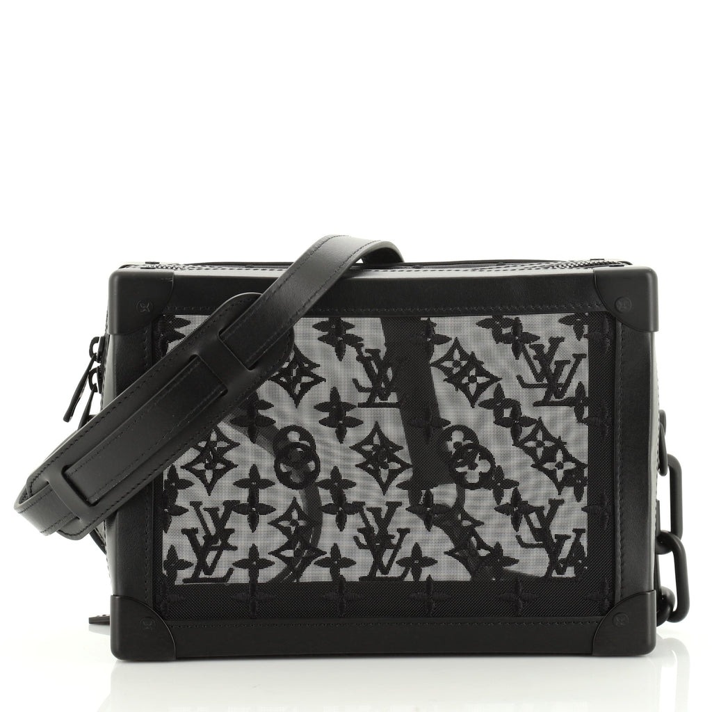 Louis Vuitton soft trunk monogram mesh - black, a very cool bag