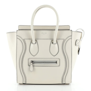 Luggage Bag Smooth Leather Micro