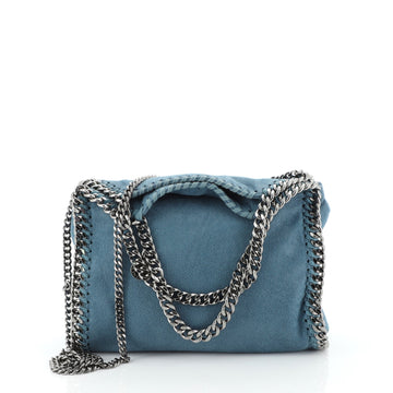 Stella McCartney Falabella Fold Over Crossbody Bag Shaggy Deer Mini