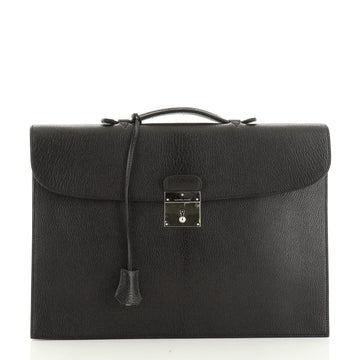 Quirus Briefcase Chevre de Coromandel
