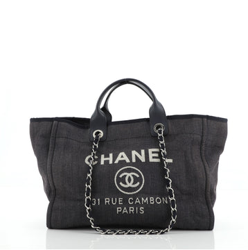Chanel Deauville Tote Denim Medium