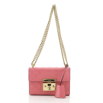 Gucci Padlock Shoulder Bag Guccissima Leather Small