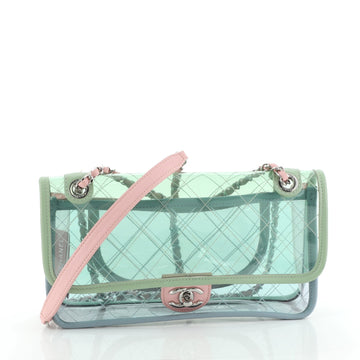 Chanel Coco Splash Flap Bag Quilted PVC With Lambskin Medium