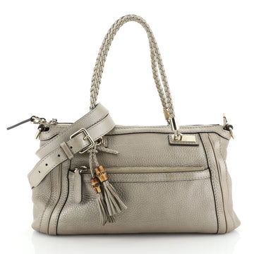 Gucci Bella Convertible Top Handle Bag Leather Small
