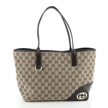Gucci New Britt Tote GG Canvas Medium