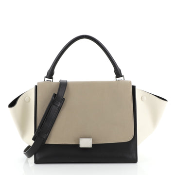 Celine Tricolor Trapeze Bag Leather Medium