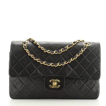 Chanel Vintage Classic Double Flap Bag Quilted Lambskin Medium