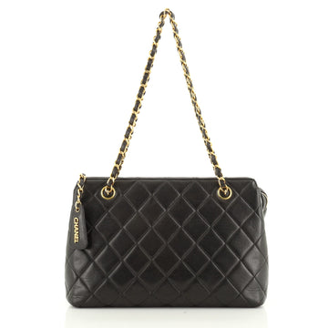 Vintage Chain Tote Quilted Lambskin Small