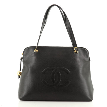 Vintage Timeless Zip Satchel Caviar Large