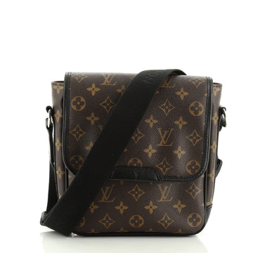 Louis Vuitton Bass Messenger Bag Macassar Monogram Canvas PM