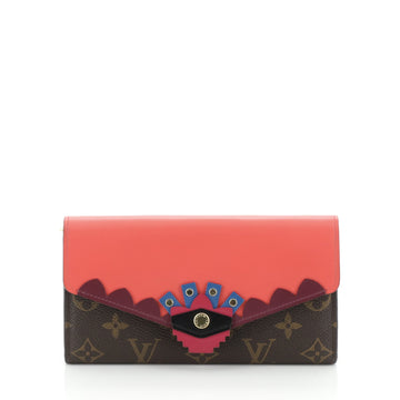 Louis Vuitton Sarah Wallet Limited Edition Totem Monogram Canvas 