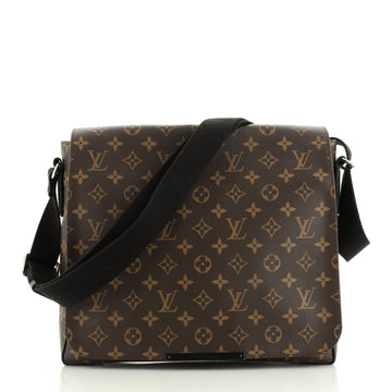 Louis Vuitton District Messenger Bag Macassar Monogram Canvas MM