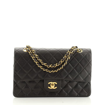 Vintage Classic Double Flap Bag Quilted Lambskin Medium