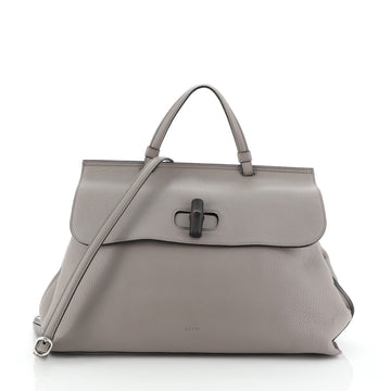 Gucci Bamboo Daily Top Handle Bag Leather Large