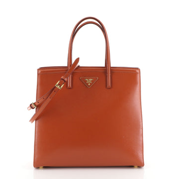 Prada Convertible Parabole Tote Saffiano Leather Small