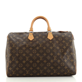 Louis Vuitton Speedy Handbag Monogram Canvas 40