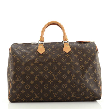 Louis Vuitton Speedy Handbag Monogram Canvas 40
