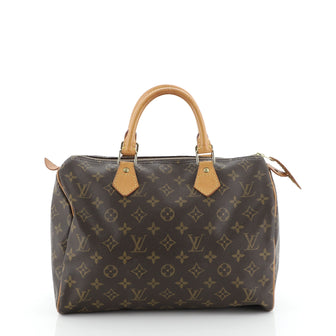 Louis Vuitton Speedy Handbag Monogram Canvas 30