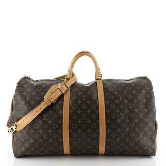 Keepall Bandouliere Bag Monogram Canvas 60
