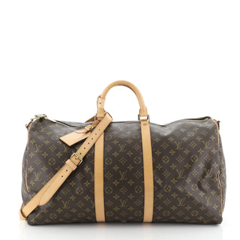 Keepall Bandouliere Bag Monogram Canvas 55